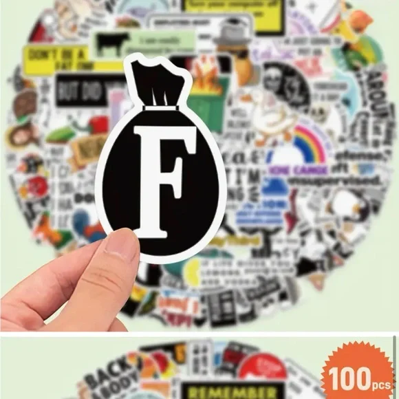 35ct Funny Stickers (assorted) - Picture 9 of 14